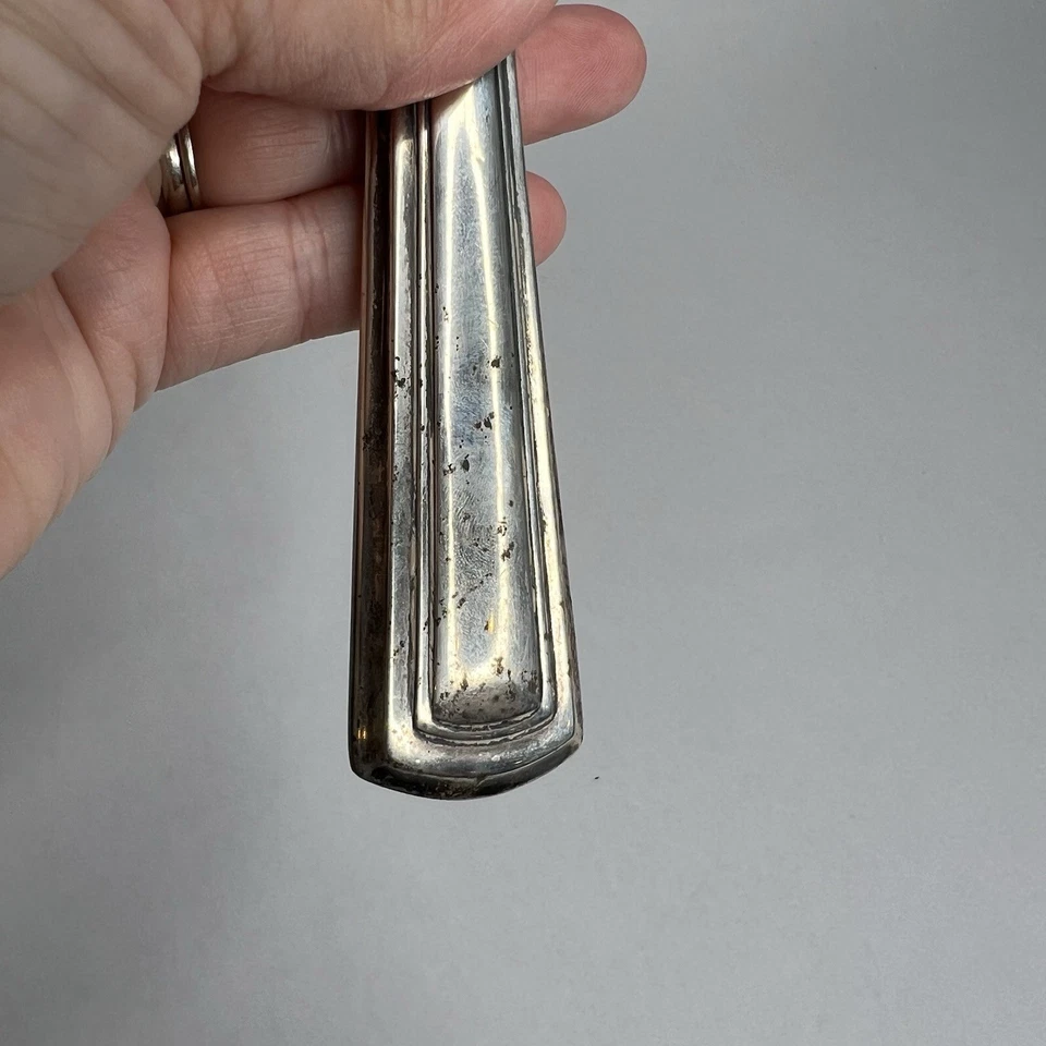 Antique Vintage ALVIN STERLING SILVER HAIR BRUSH Art Deco Arts & Crafts - Image 3 of 4