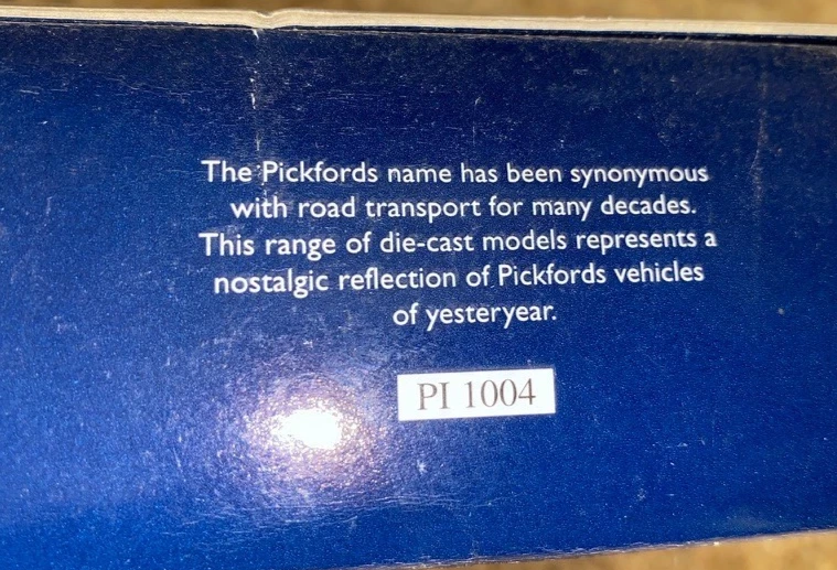 Days Gone Vintage LLedo Models Pickfords Collection Box Diecast Models PI 1004 - Image 3 of 4