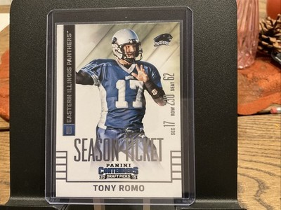 2017 Panini Contenders Draft Picks Season Ticket Tony Romo #97