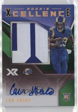 2020 Panini XR Rookie Xcellence Swatches Green /5 Cam Akers #RXC-CA Auto RC