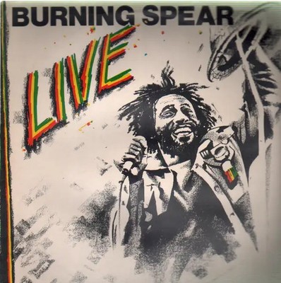 Burning Spear Live NEAR MINT Island Vinyl LP