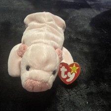 Ty Beanie Babies Pig Plush 1993 Heart Tag Ages 3+ Collectible Toy