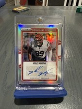 2025 Prizm Significant Signatures Myles Murphy Auto Silver Prizm Bengals 🐅