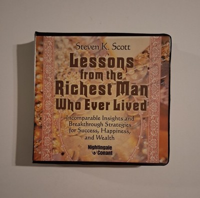 Lessons From The Richest Man Who Ever Lived by S K Scott 8 CD Set w/2 Bonus Disc