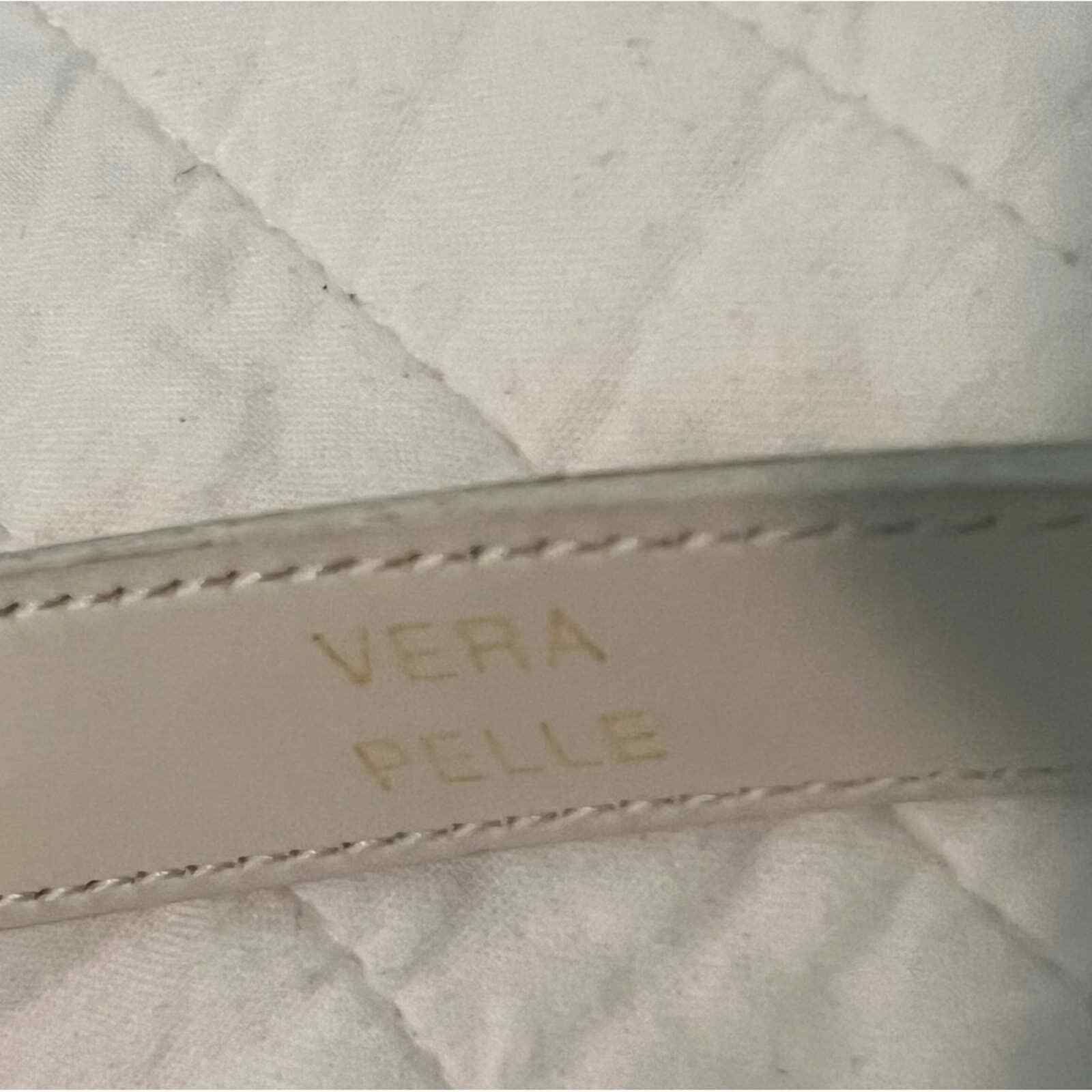 Vintage Genuine leather Italy Italian pearl silver buckle KRIZIA jeans belt il_fullxfull.5772023312_mvyk.jpg main image 2