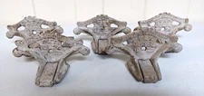 5 ANTIQUE CAST IRON S&S MFG CO SLATINGTON PA ROOF SNOWBIRDS ICE GUARDS 1923/24