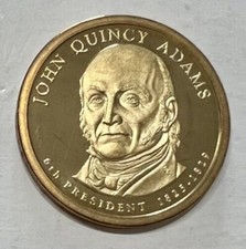 2008 S John Quincy Adams Dollar - Gem Proof - UNTOUCHED COIN