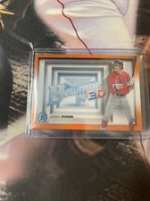 2022 BOWMAN CHROME IN 3-D RC B3D-10 JARREN DURAN ORANGE REFRACTOR /25
