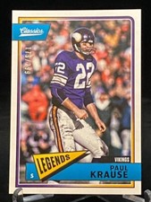 2018 Panini Classics Red Back #150 Paul Krause Minnesota Vikings /299