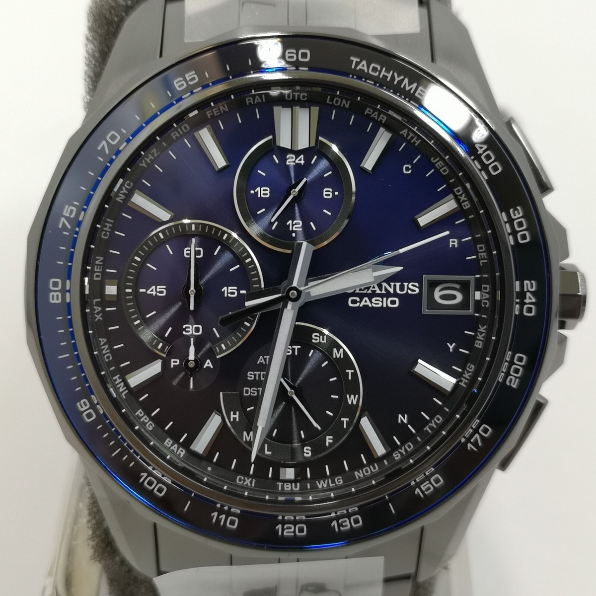 CASIO OCEANUS OCW-S7000B-2AJF Blue Manta Case Bluetooth Men's