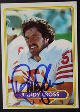 Randy Cross San Francisco 49ers Autographed 1980 Topps #123 Signed Card UCLA