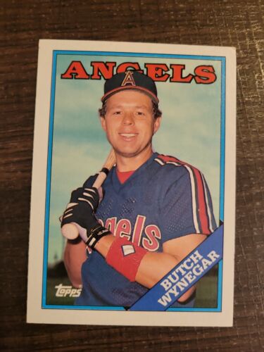 Tarjeta de béisbol Butch Wynegar #737 1988 Topps LP Angels - Imagen 1 de 2