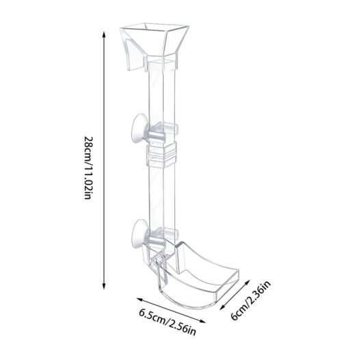 Aquarium Feeder Tube Dish Kit Fish Tank Shrimp Snail Shrimp Food Feeder Bowl - Picture 8 of 13