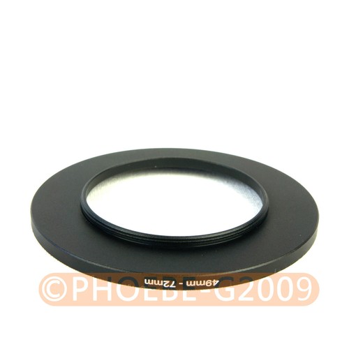 49mm-72mm 49-72 mm Step Up Filter Ring Stepping Adapter - Picture 4 of 4