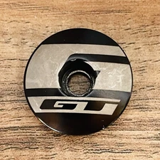 GT 1 1/8 Threadless Headset Top Cap Black Aluminum Faded Black