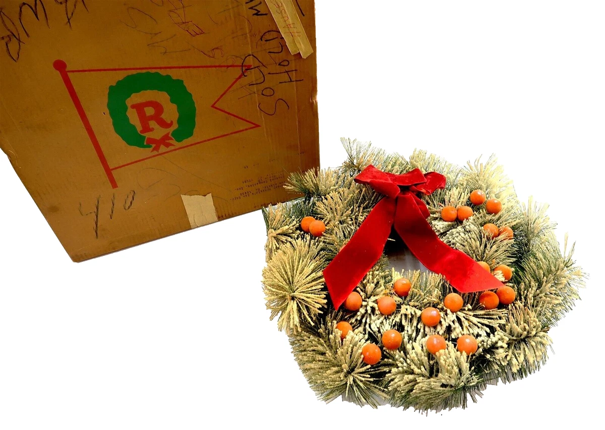 Christmas Wreaths 1960 Year Manufactured Collectible Wreaths
