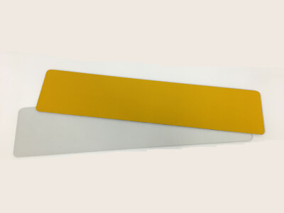BLANK OKI NUMBER PLATES 25 X REAR 25 X FRONT /& 50 FILMS 520X111MM