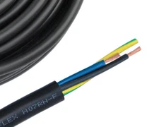 (1,27 €/m)H07RN-F 3x1,5 mm² 3G1,5 cavo in gomma al metro 10-100 m