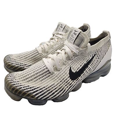 Nike Air Vapormax Flyknit 3 Zebra Black White Mens Size 10.5 Nike Air Vapormax Flyknit 3 Zebra Black White Mens Size 10.5