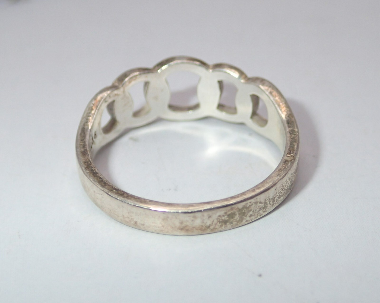 STERLING SILVER (925) INTERLOCKING CIRCLE EARRING… - image 18