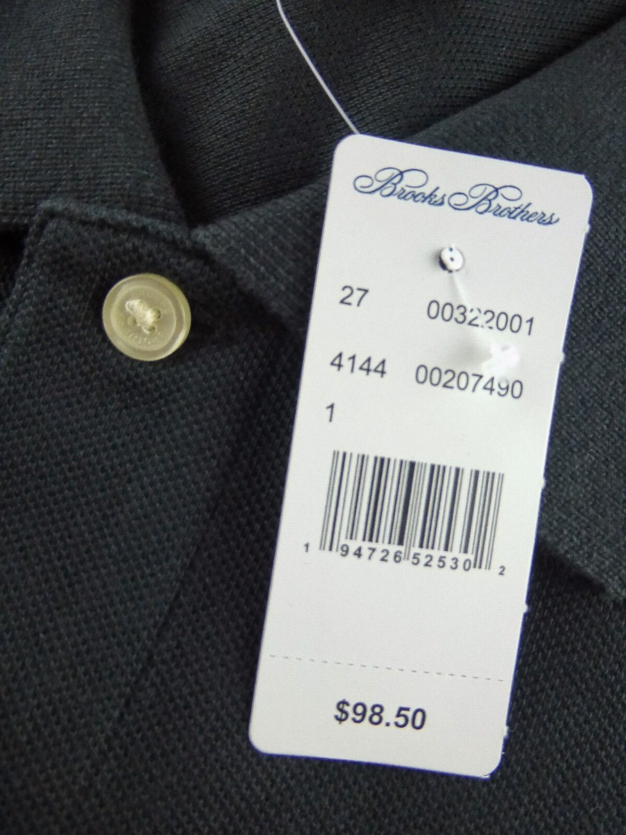 BROOKS BROTHERS LONG SLEEVE POLO SHIRT Men's ~ ORIGINAL Fit New
