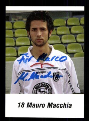 Mauro Macchia Autogrammkarte SSV Ulm 1846 2004-05 Original Signiert
