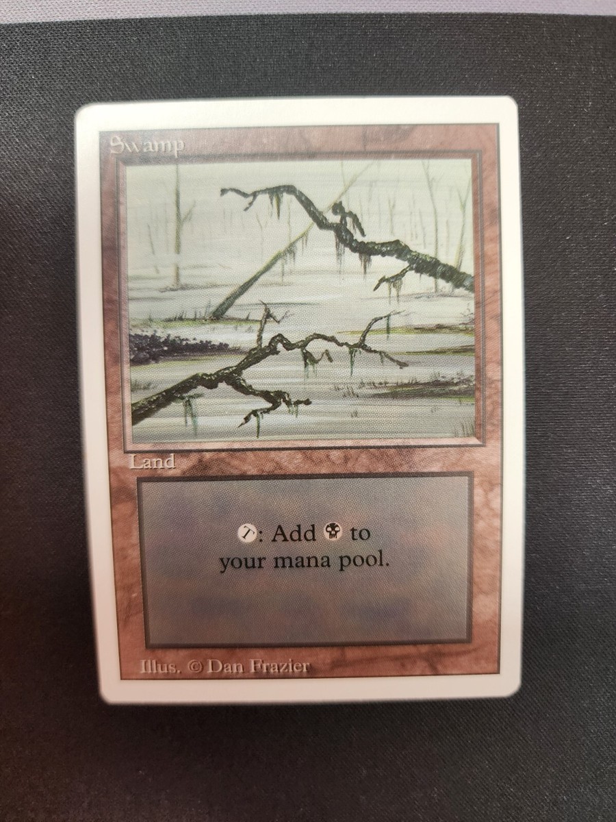 MTG エラーカード　沼　error card swamp ミスカット MTG エラーカード 沼 error card swamp ミスカット