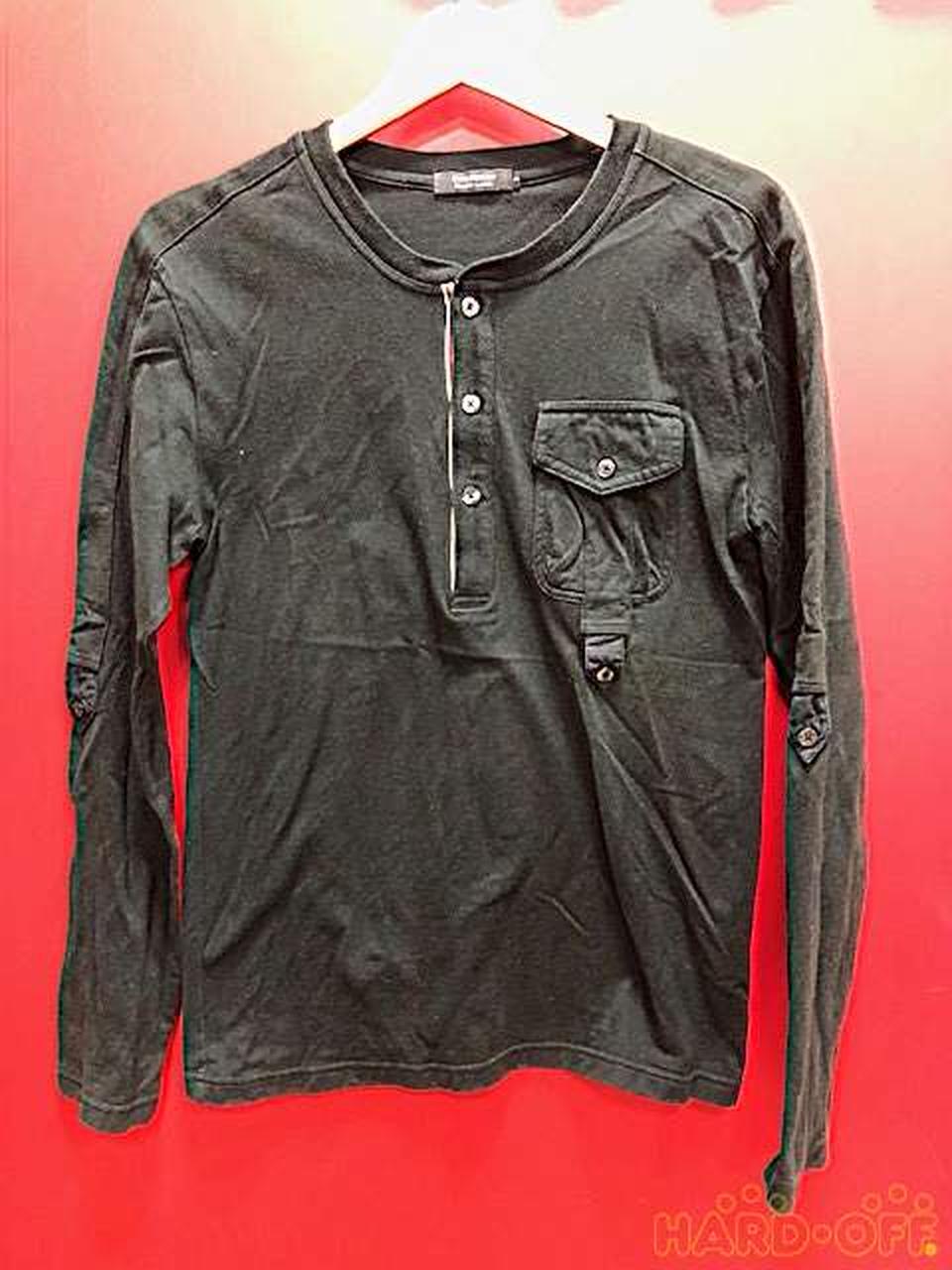 LS polo shirt model number  BLK   chest pocket BURBERRY BLACK LABEL