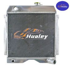 Aluminum Radiator For 54-64 Jeep Willys 6-226 Truck Utility Wagon L6 3.7l 3 Row