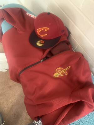 Nike Cleveland Cavaliers Mens NBA Showtime Hoodie Dri-FIT Jacket Size XL