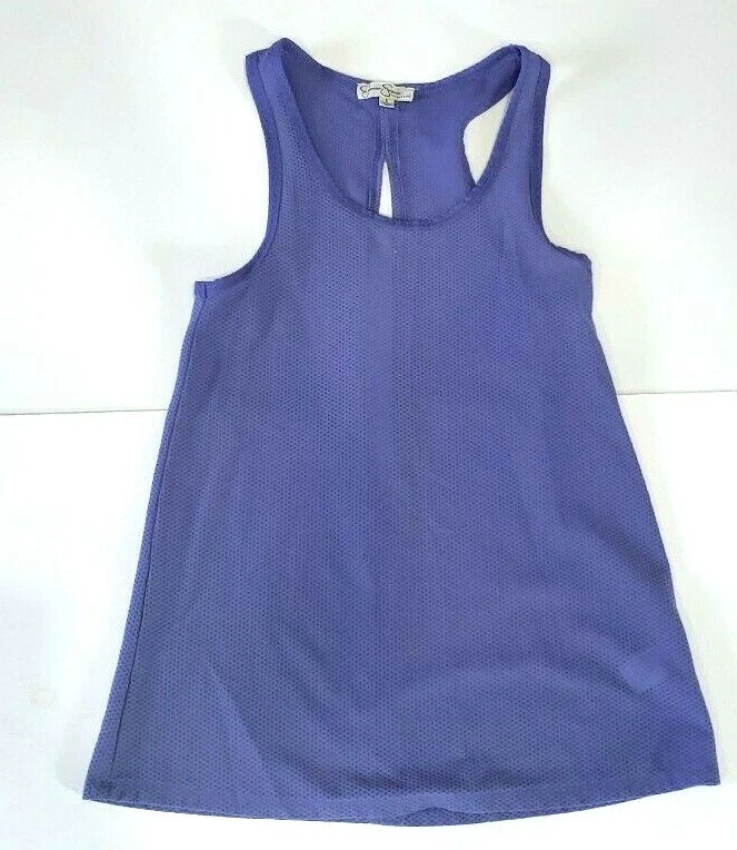 Jessica Simpson Women's Small Activewear Keyhole Open Back Tank