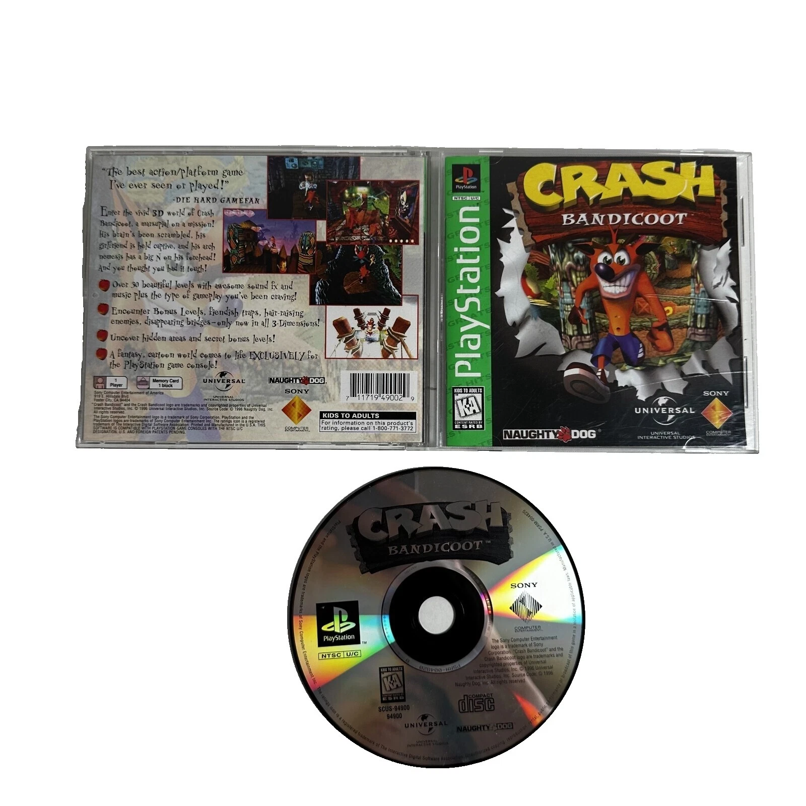 Sony PlayStation 1 PAL Video Games 1996 Release Year