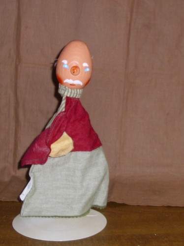 Muñeca de mano abuelo y abuela, OREFA, buen estado de uso, de liquidación de colección - Imagen 2 de 5