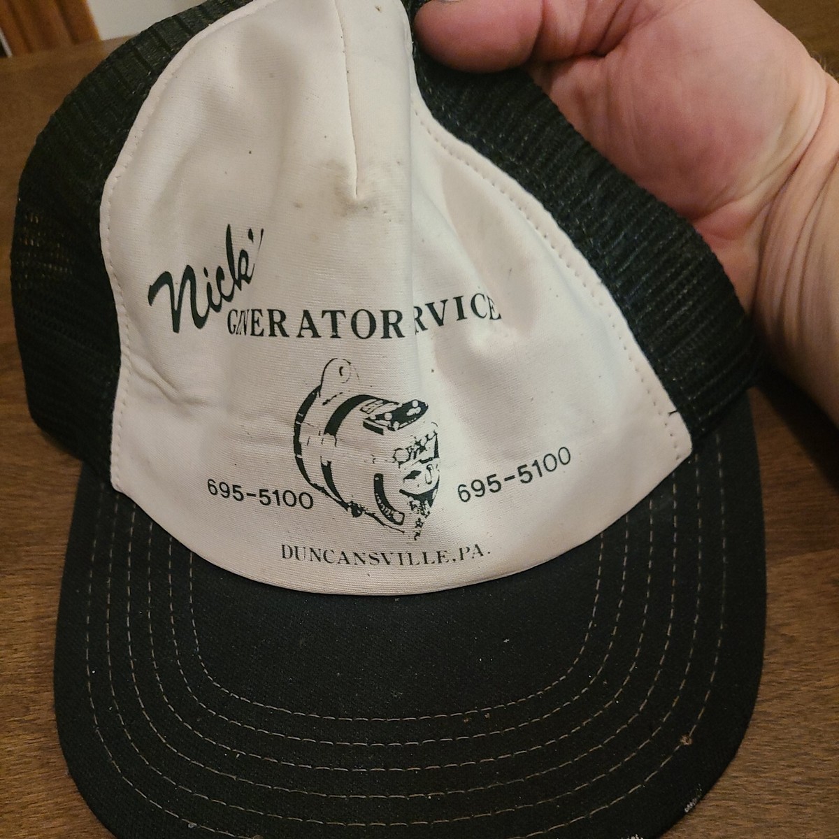 Nice Vintage Nicks Generator Service Duncansville PA Mesh Snapback