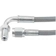 Allstar Performance 46332-48 Braided Stainless Brake Hose 48" Long, 3AN Hose NEW