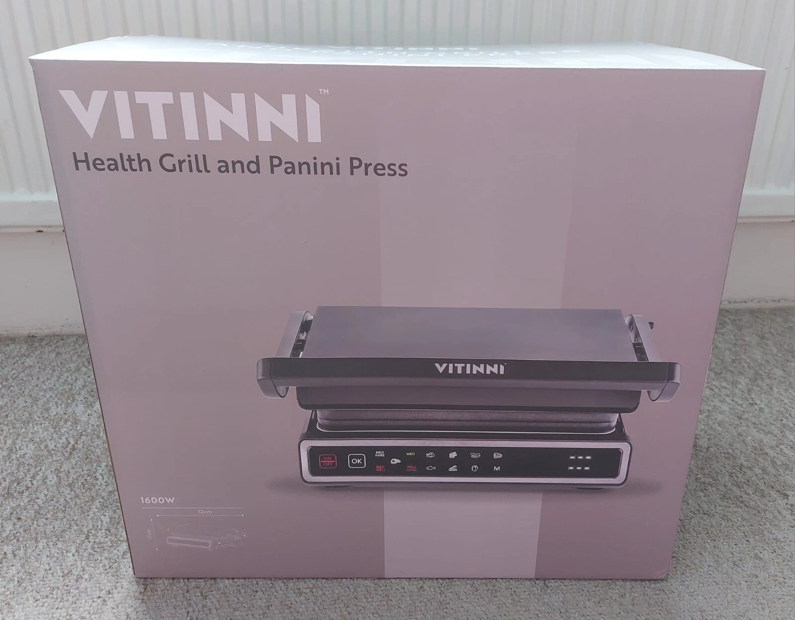 Vitinni Health Grill and Panini Press
Opens in a new window or tab