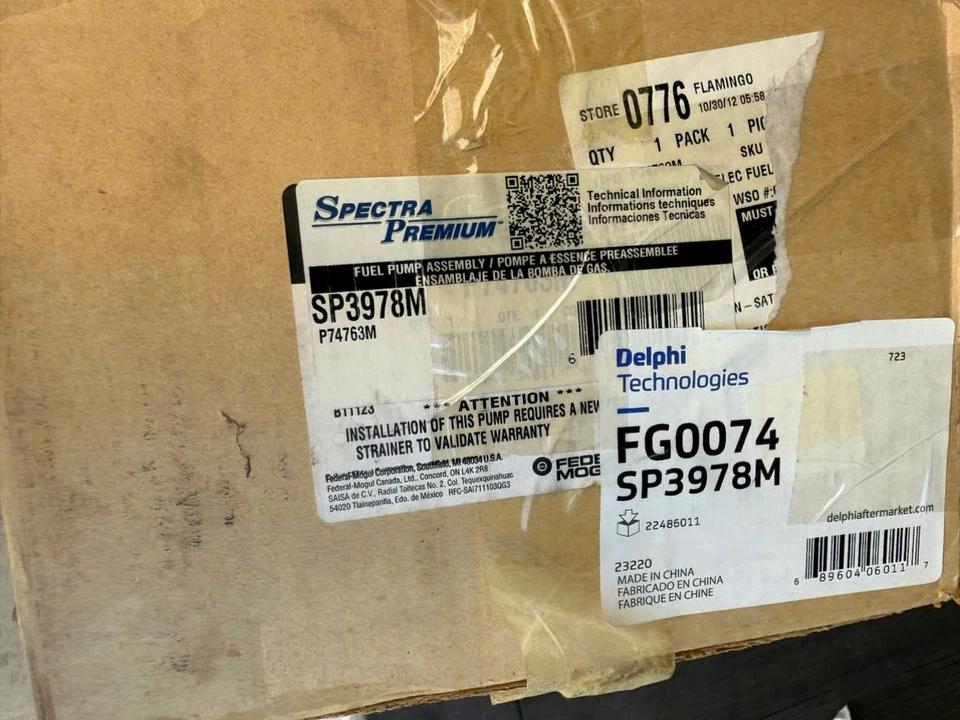 Conjunto de módulo de bomba de combustible Delphi FG0074 para Pontiac Grand Prix 1997 3,8 L-V6 Foto 2 de 2