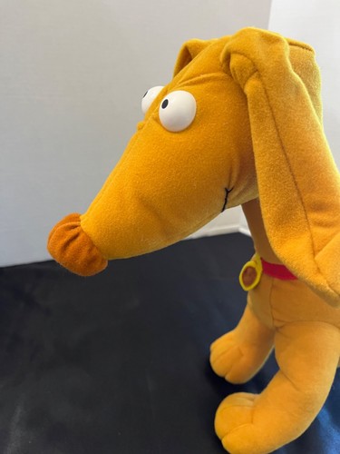 Vintage Nickelodeon Rugrats Mattel 1997 Plush Toy Spike Dog Ears Move Barks - 第 6/12 張圖片