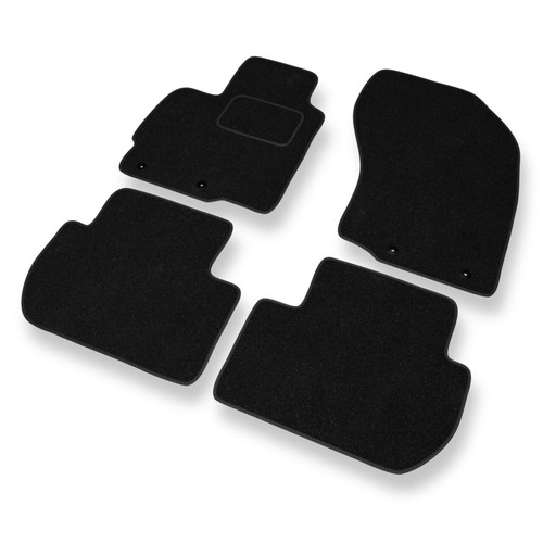 Tapis De Sol Feutre Noir Sur Mesure Pour Citroën SpaceTourer Van (2016+) - Neuf