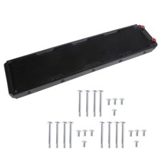 Aluminum Radiator CPU Water Cooling Heat Exchanger with 1/4 inch Thread 18 Tubes