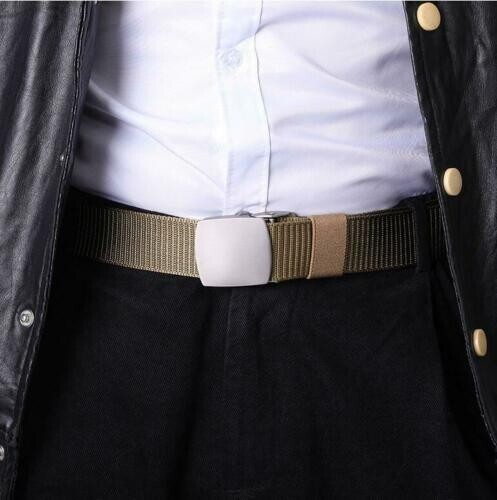 MEN Casual Military Tactical Army Adjustable Quick Release Belts - Picture 10 of 16