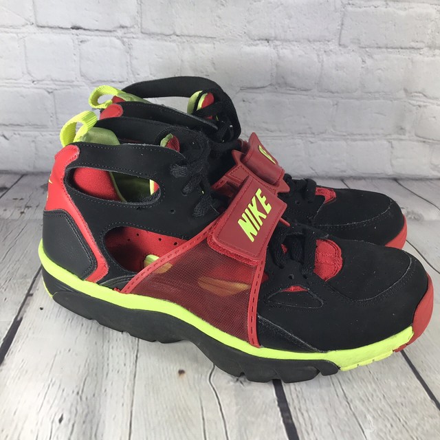 Size 9 Nike Air Trainer Huarache Red Volt 18 For Sale Online Ebay