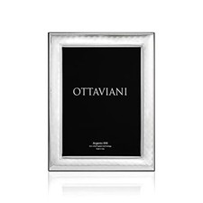 Ottaviani Portafoto fascia stretta della Collezione Pepita in Miro Silver cm 13x