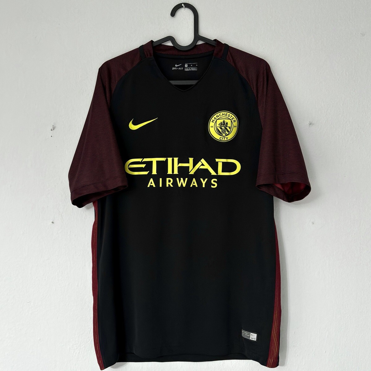 M 2016 2017 Manchester City Nike Away Third Kit Soccer Jersey