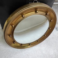Vintage Round Mirror Convex