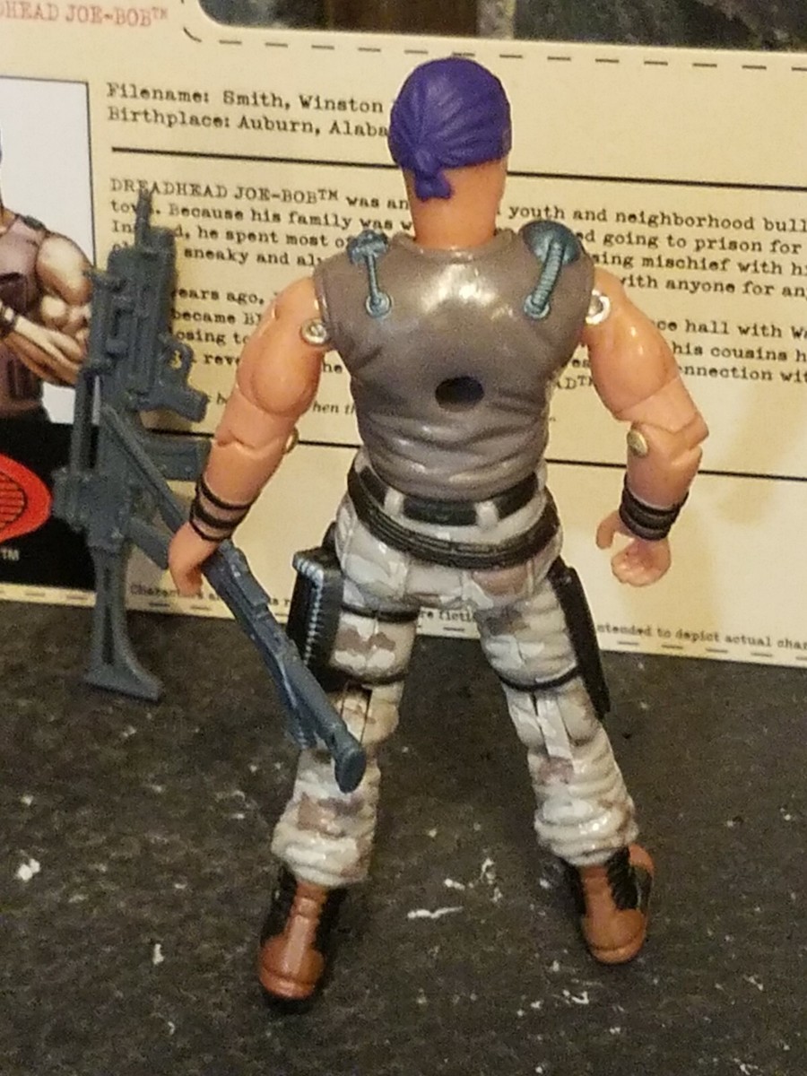 GI JOE ~2004 JOE BOB ~ DREADHEADS ~ DREADNOK RAMPAGE ~ 100
