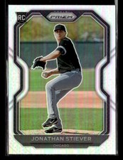 2021 Panini Prizm #68 Jonathan Stiever Silver Prizm Card Chicago White Sox