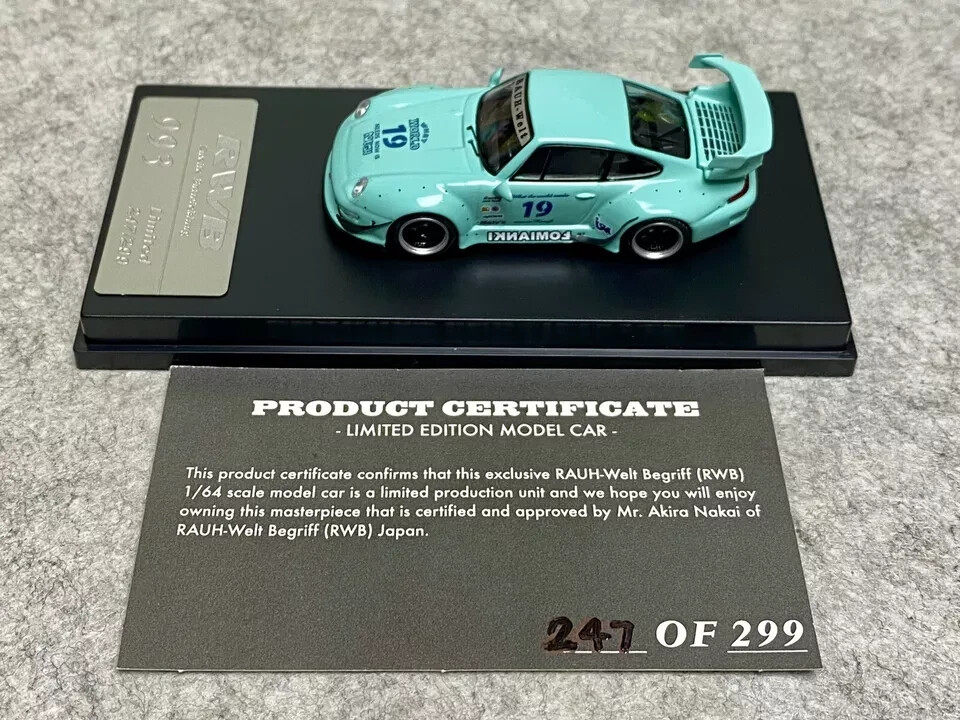 PGM モデル1/64 ミニカーRWBポルシェ 964とMIANKI PGM モデル1/64 ミニカーRWBポルシェ 964とMIANKI