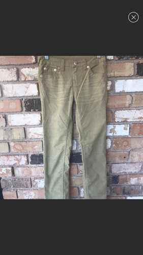 True Religion Girls Size 10 Corduroy Pants Classic Relaxed Fit New - Picture 8 of 8