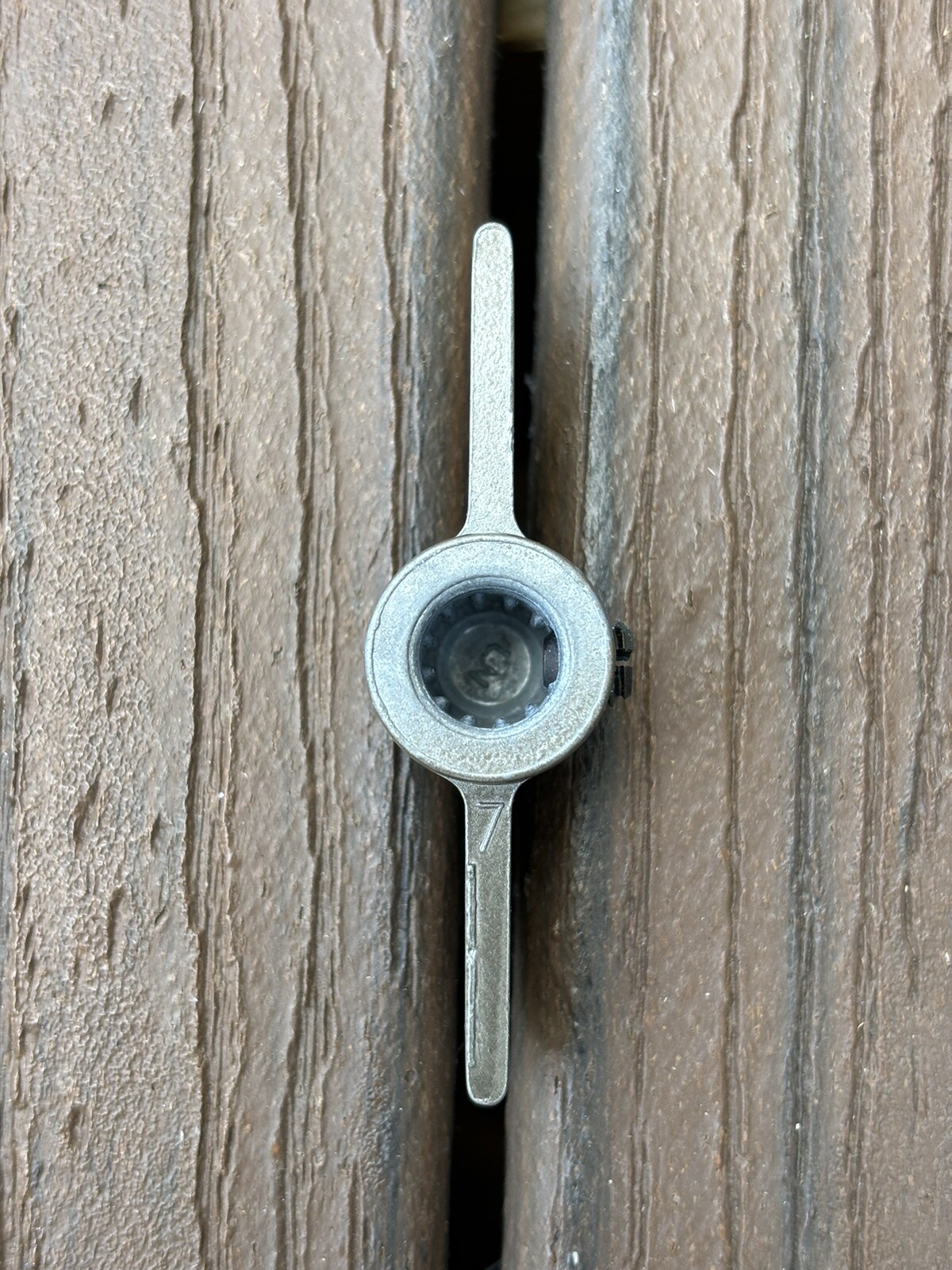 Window Casement "T" Handle 3/8" Stone Finish